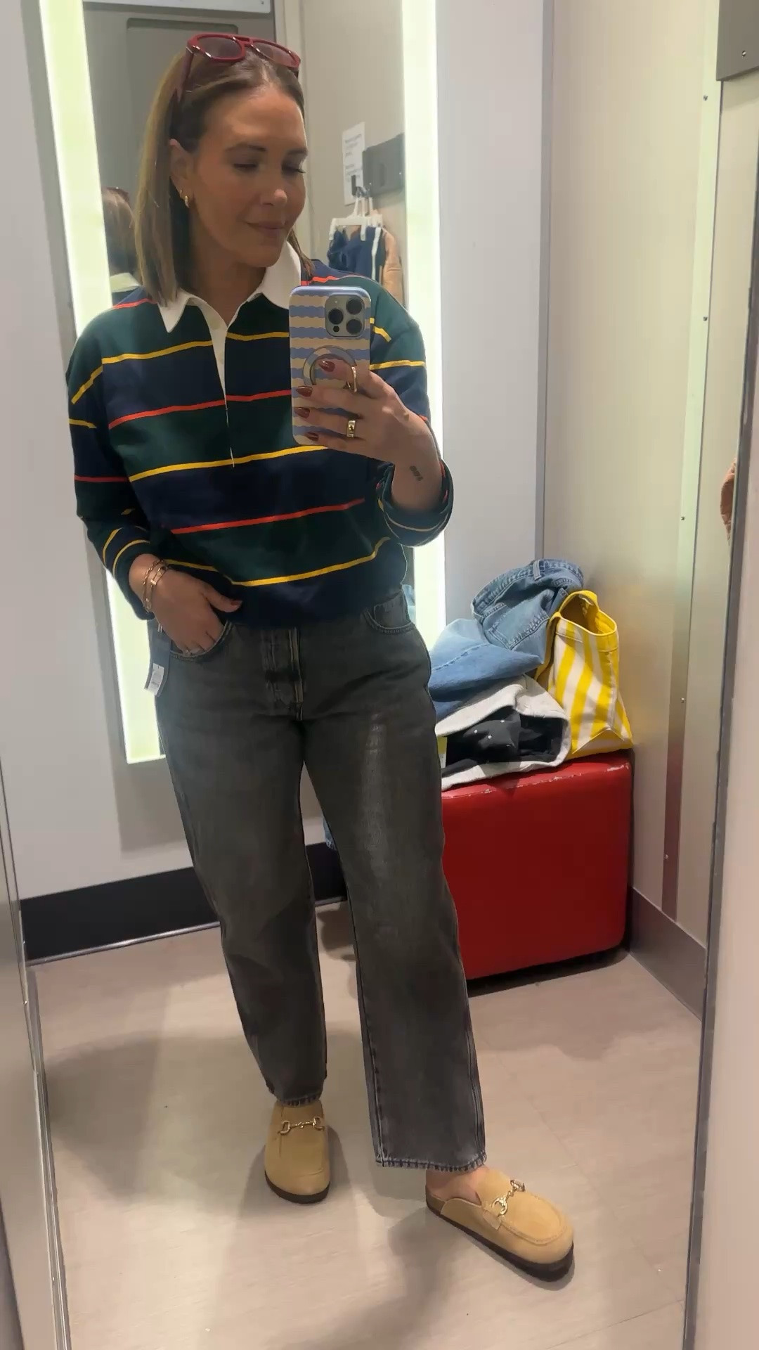 Target try on! Sharing some things I found and loved! Cute jeans, track sweatpants, an adorable jacket!

#LTKootd #LTKmomlife #LTKOver40