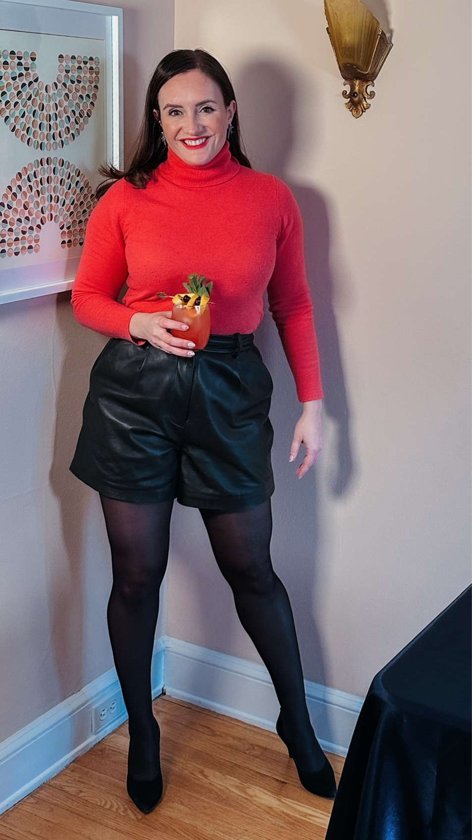 Hot pink + hot shorts 