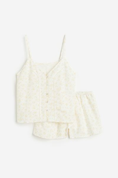 Linen-blend Pajamas | H&M (US + CA)