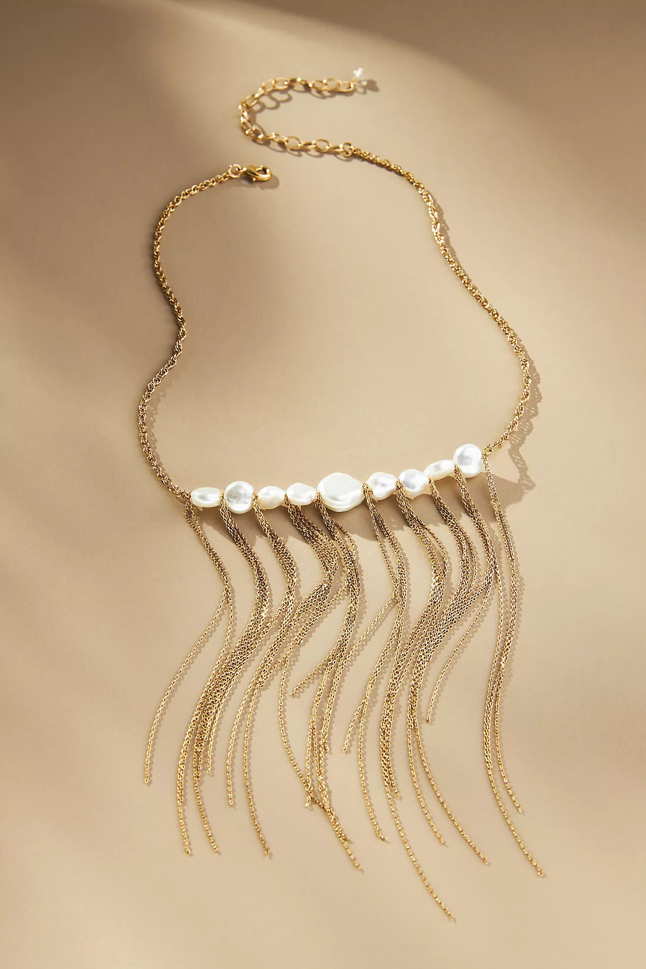 Pearl Fringe Necklace | Anthropologie (US)