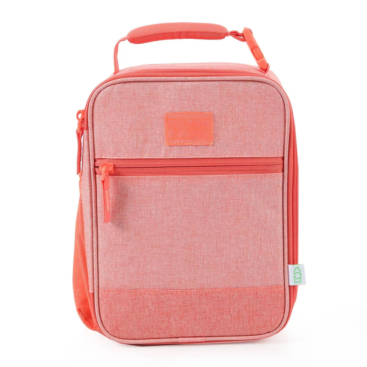 Fulton Bag Co. Upright Lunch Bag - Black: BPA-Free, Solid Pattern, Zipper Closure | Target