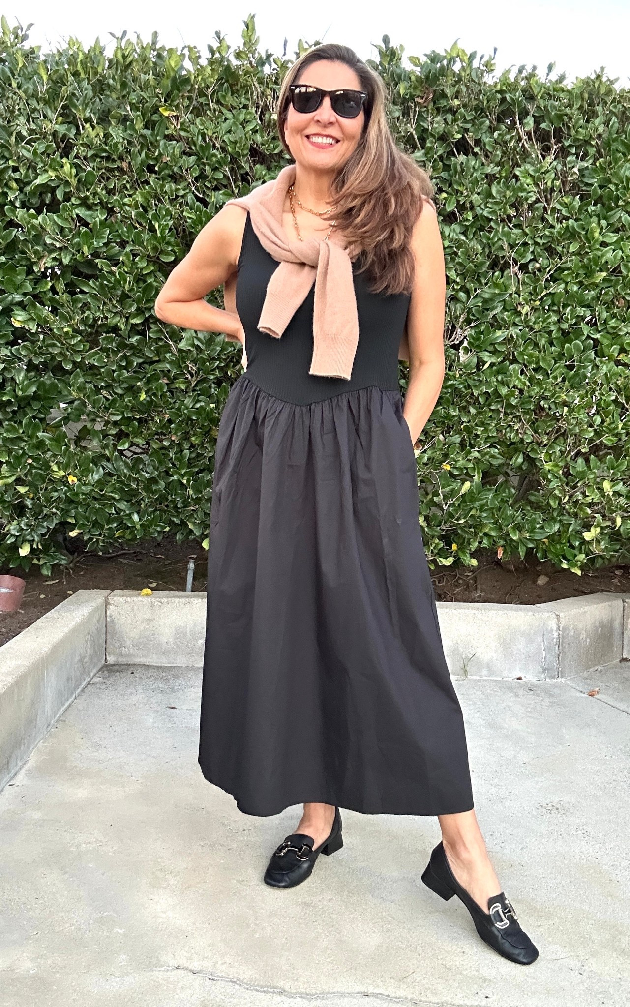 I’m wearing my typical size M in the dress  
To save 10% off your first order from Quince, Use code: INFG-26FASHIONABLEFIFTIES10

#LTKFindsUnder50 #LTKgrwm #LTKOver40