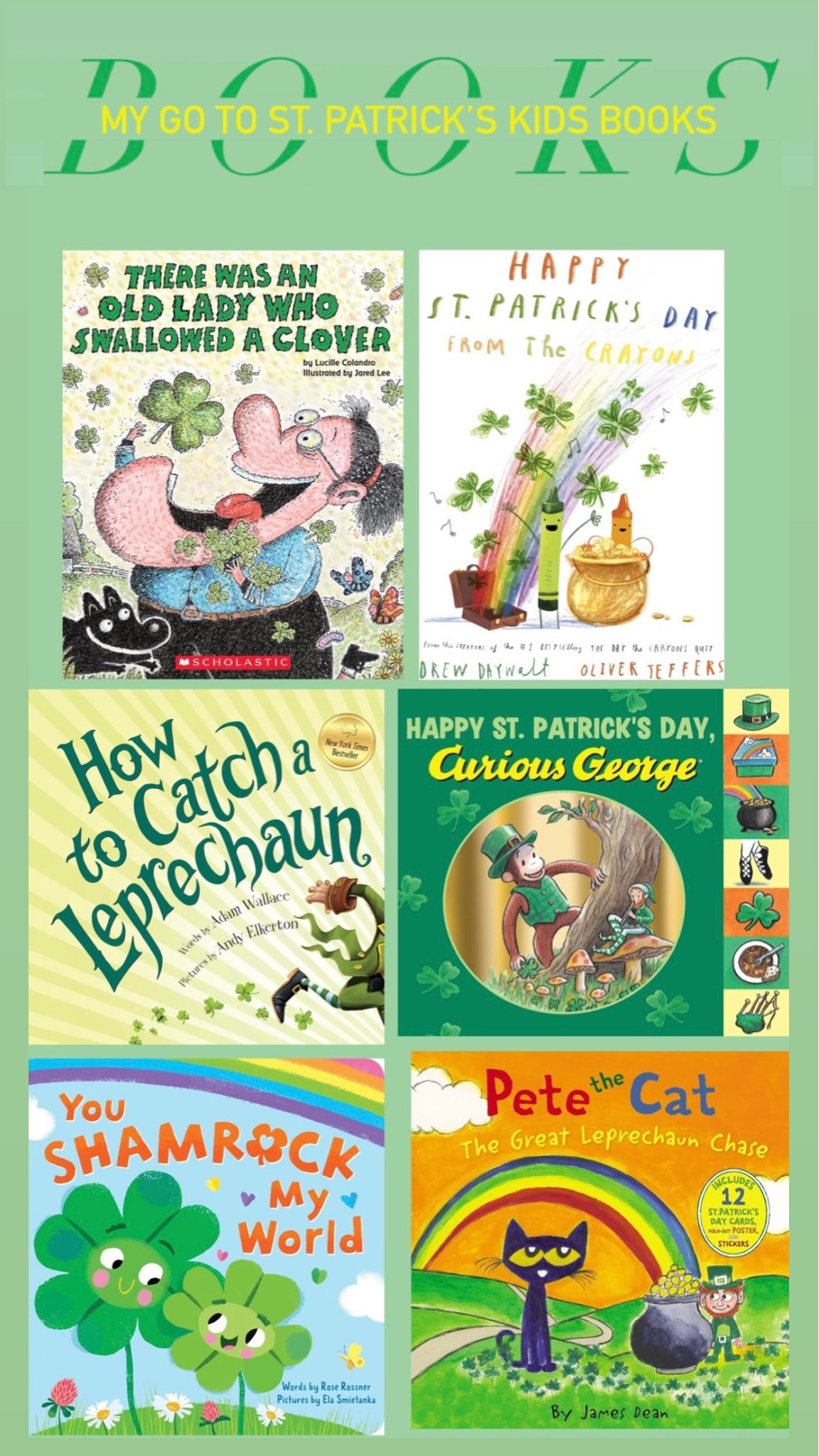 The best St. Patrick’s Day themed books for children! 🫶🏼

#LTKSeasonal #LTKfamily #LTKkids