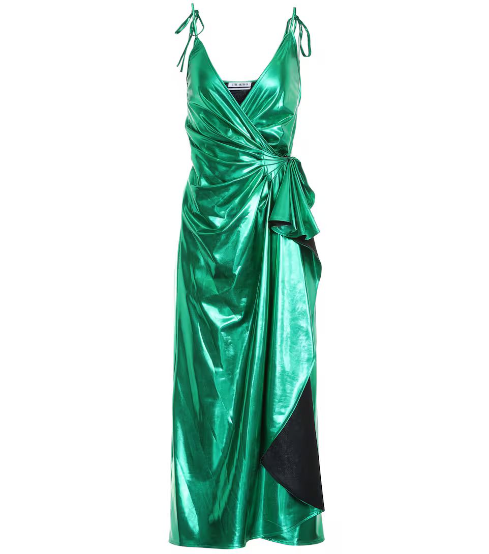 Metallic wrap dress | Mytheresa (US/CA)