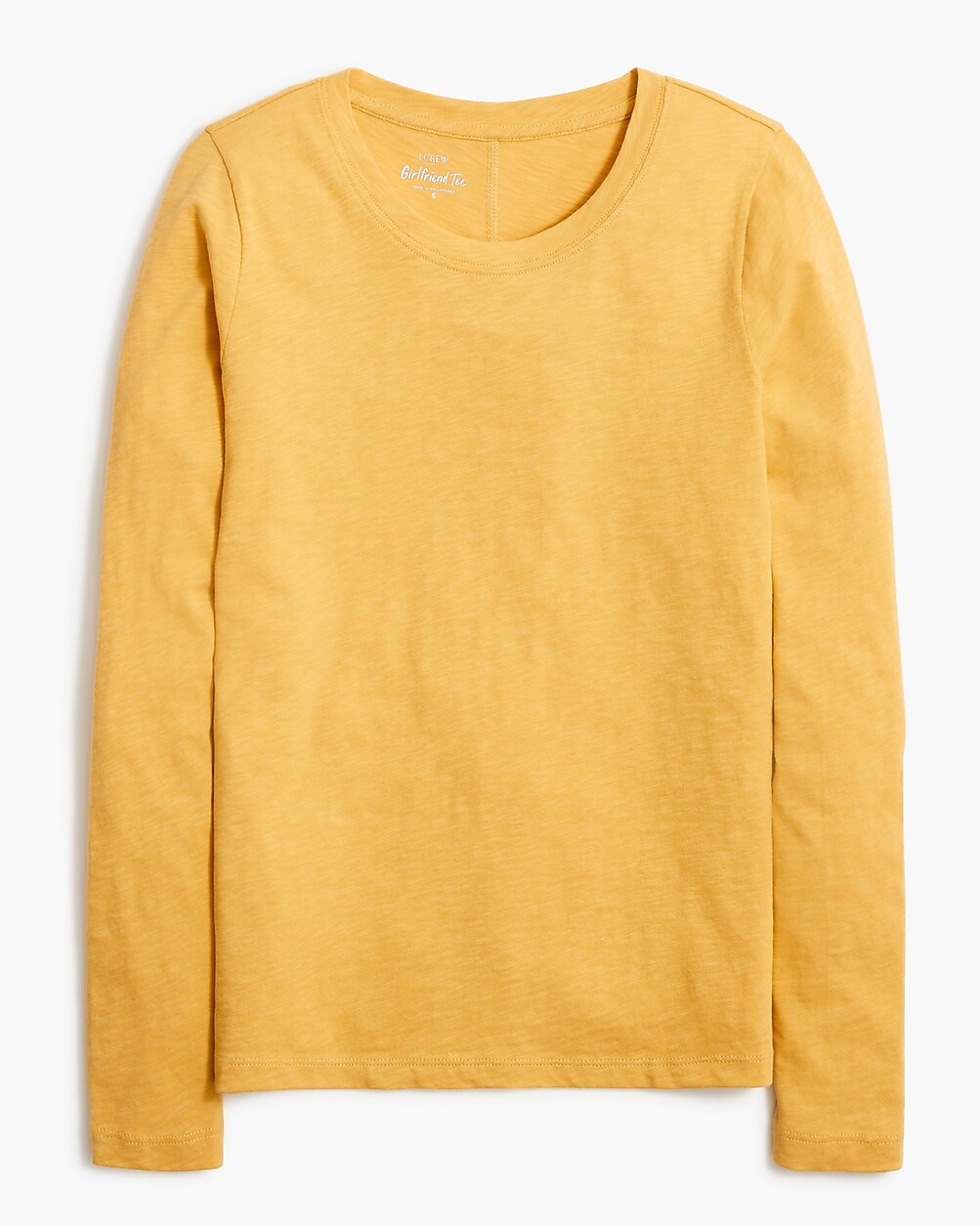 Long-sleeve crewneck girlfriend tee | J.Crew Factory
