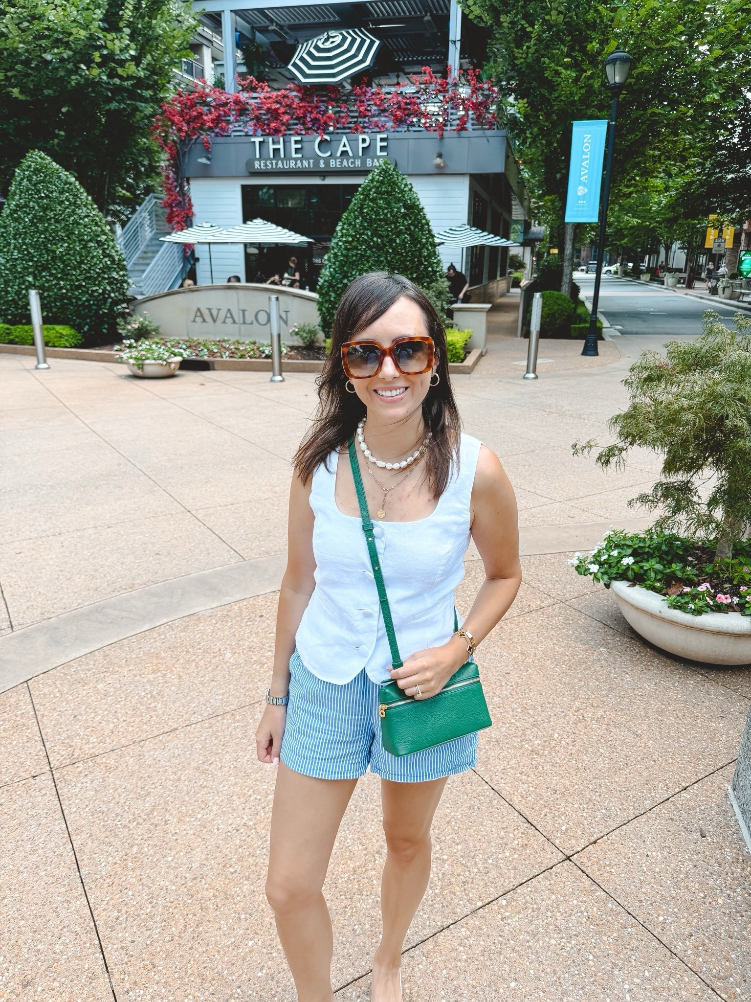 Jcrew stripe shorts (xs) with linen vest (2)  



#LTKFindsUnder100 #LTKStyleTip #LTKSeasonal
