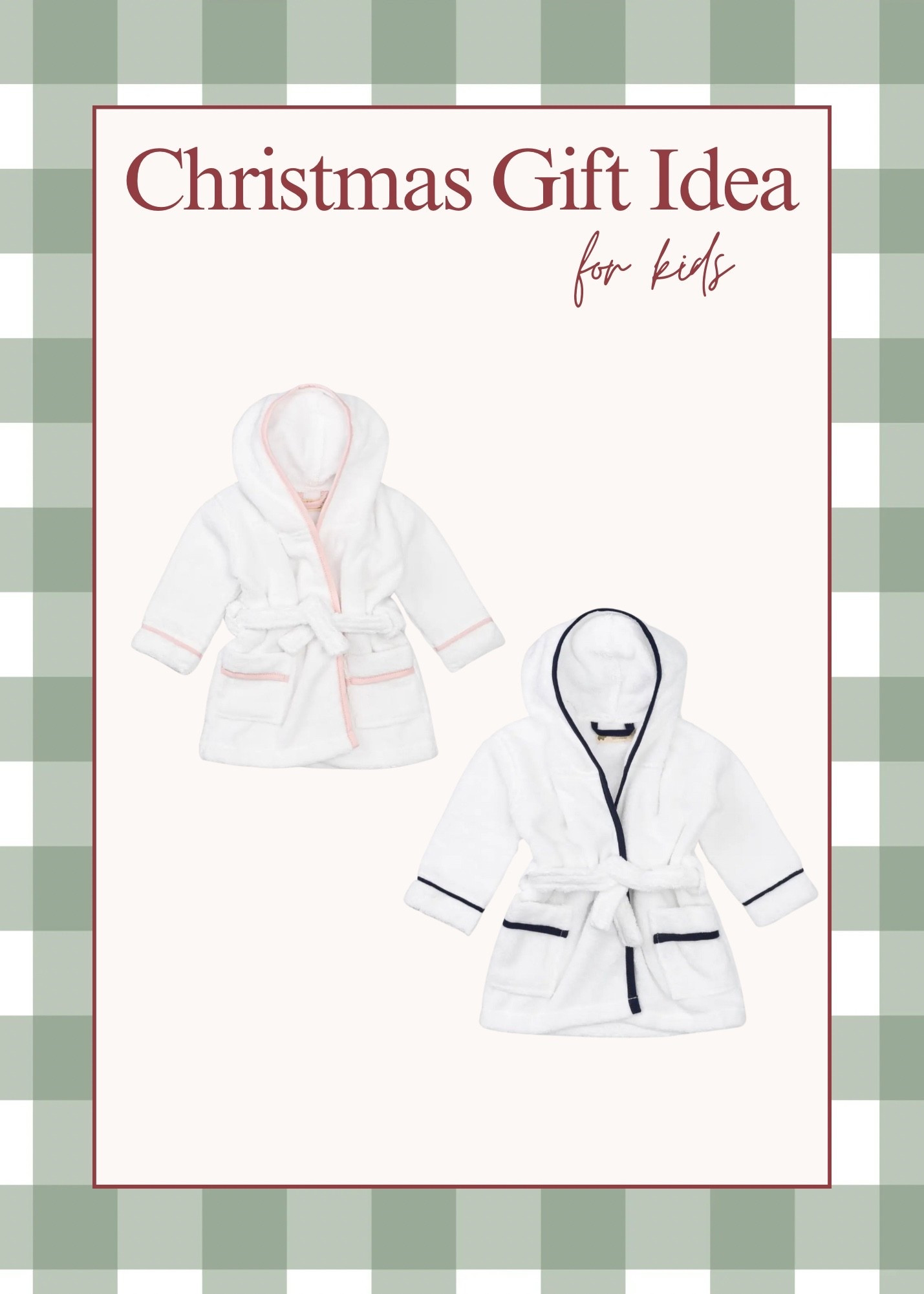 A sweet “non-toy” gift idea for your kids this Christmas.
The robes are 30% off right now, with free monogramming!!

#LTKKids #LTKGiftGuide #LTKFindsUnder50