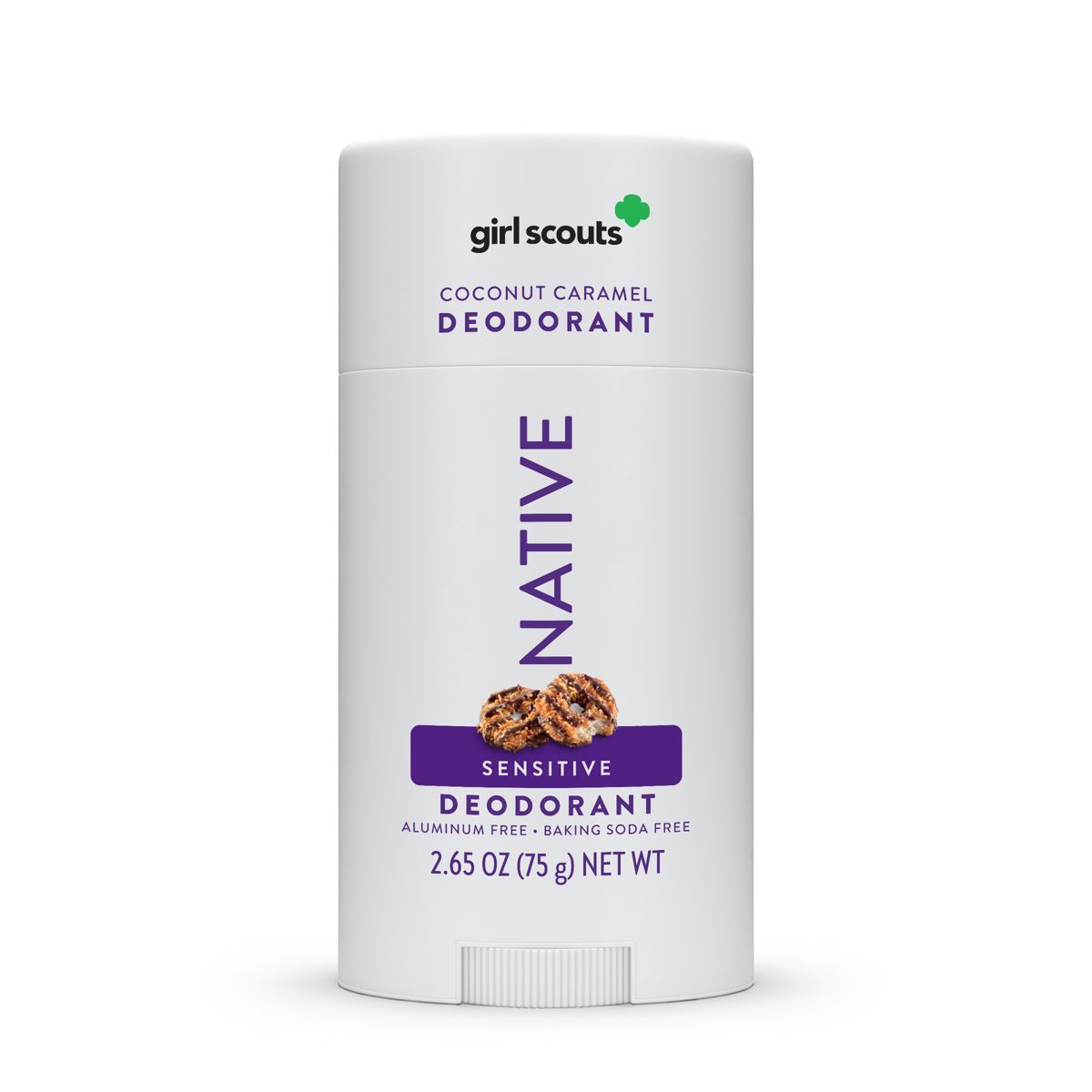 Native Limited Edition Girl Scout Coconut Caramel Cookie Sensitive Deodorant - 2.65oz | Target