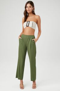 Tapered Mid-Rise Pants | Forever 21 (US)