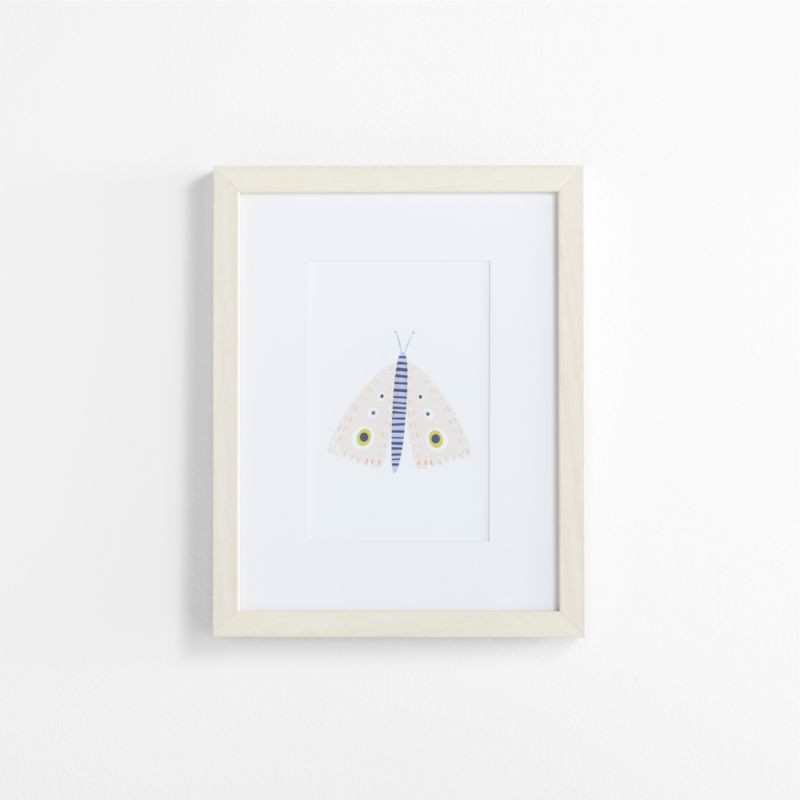 Moth Framed Wall Art Print | Crate & Kids | Crate & Barrel