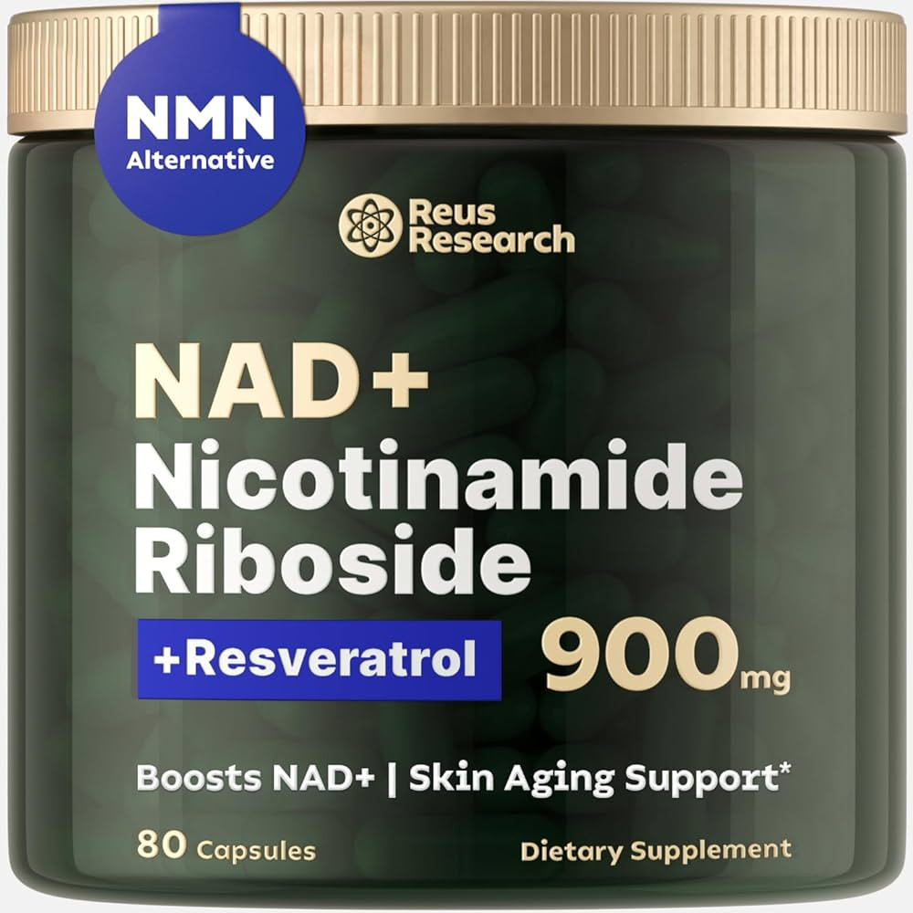 Reus Research NMN Supplement Alternative - Liposomal Nicotinamide Riboside w/Resveratrol & Querce... | Amazon (US)