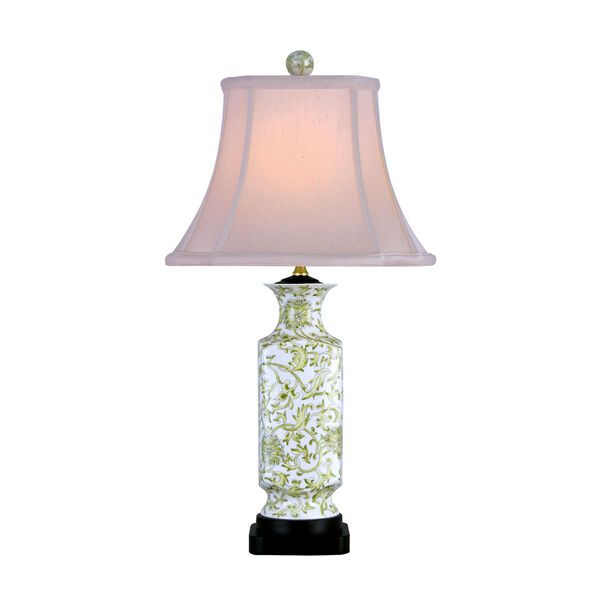 Lemon Grass Green One-Light Porcelain Table Lamp | Bellacor