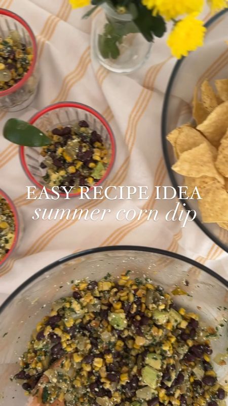 HOSTING IDEA!

The perfect corn dip recipe for any gathering! Quick, easy and delicious. All you need to do is char the corn, onions and garlic. Stir in the remainder of ingredients, season to taste and add your favorite tortilla chips. We serve this often and everyone always loves it! 

#recipeideas #hostingtips #summersidedishes #easyrecipes #healthysnacks 

Recipe Ideas, Hosting Tips, Summer Side Dishes, Easy Recipes, Healthy Snacks
Summer Side Dis

#LTKHome #LTKVideo #LTKParties