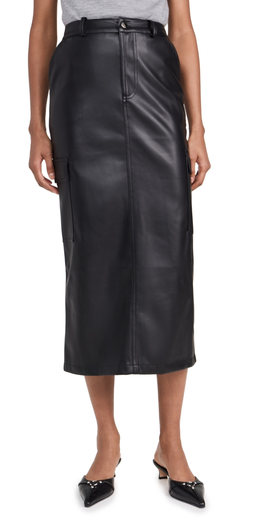 WAYF Cargo Skirt Black XS | Shopbop