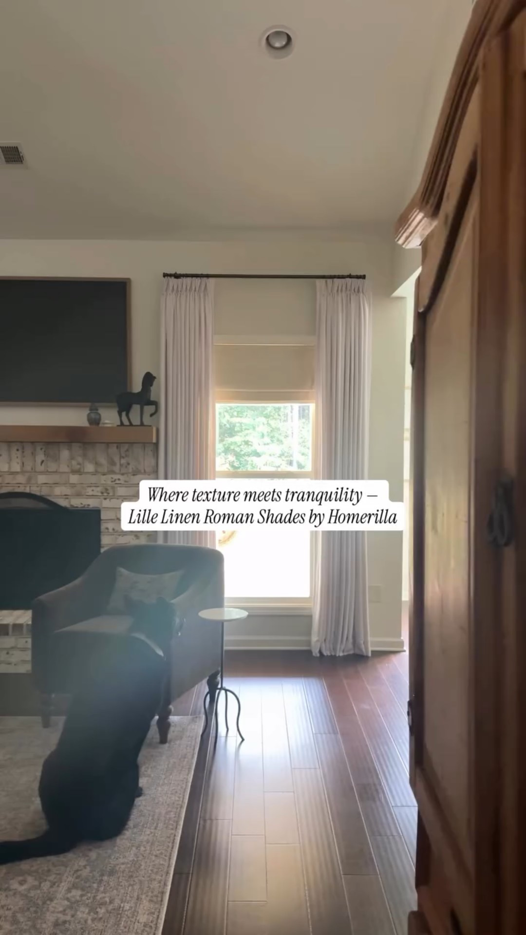 There’s something about the way that Roman shades instantly elevates a room. The Lille Linen Roman Shades gifted by @homerilla_official in Sand Beige add that natural texture I love while keeping our living room light, airy, and serene.

If you’ve been wanting to refresh your windows without overpowering your design, these are the shades that blend style, simplicity, and sophistication.

✨ Use code CANDACE17 for 17% OFF your order at @homerilla_official 

#homerilla #homerillashades #windowtreatments #romanshades