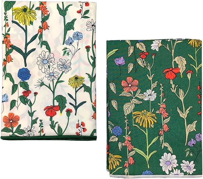 2 Pack 100% Cotton Bandana Headband, Head Wrap, Protective Coverage, Hair Neck Scarf for Men, Wom... | Amazon (US)