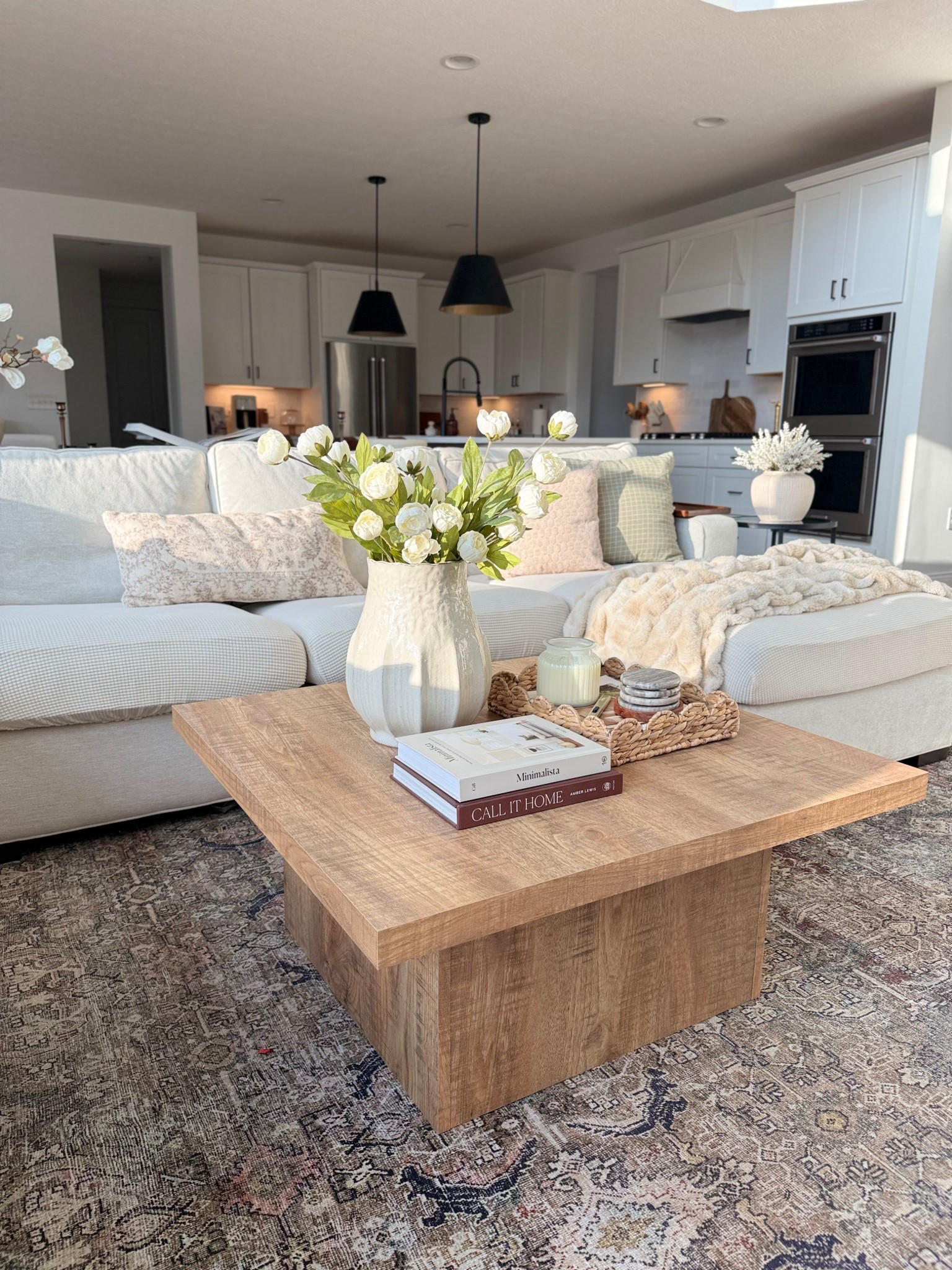 Post-Christmas living room refresh! So lucky to have some sun! ☀️ 

#LTKHome #LTKSeasonal