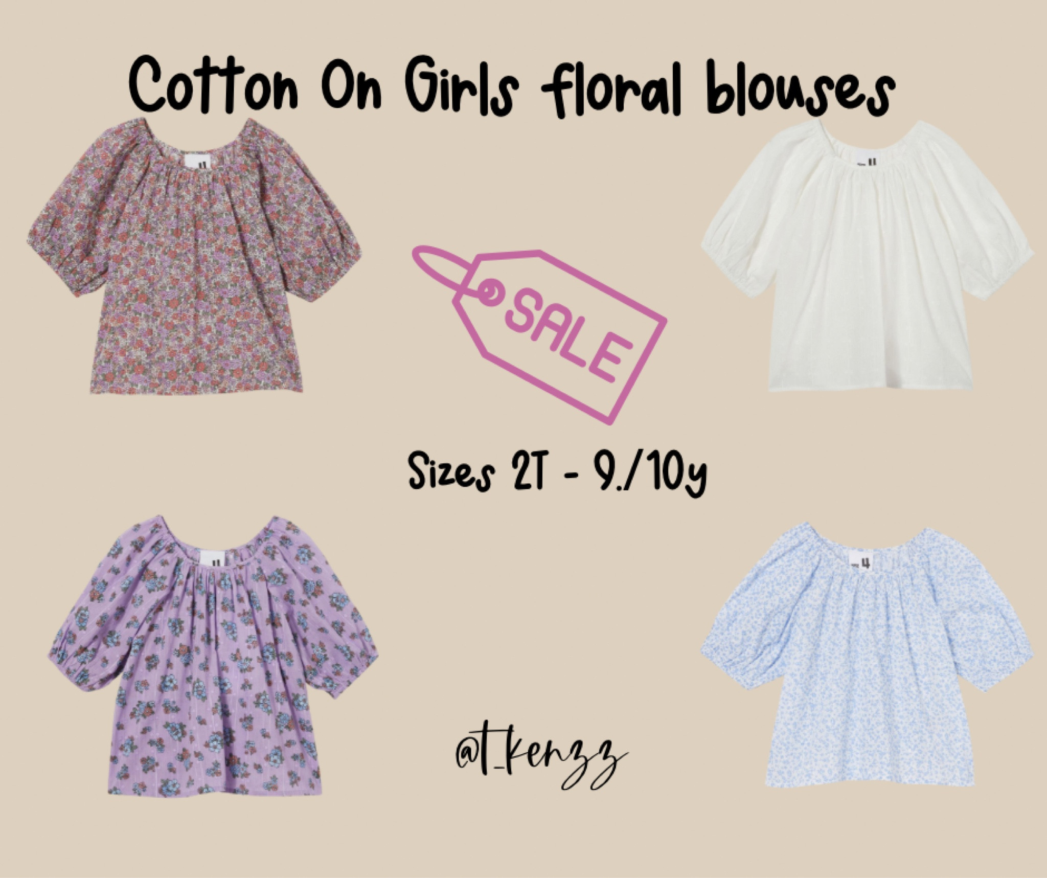 The cutest blouses for girls this spring + summer. Originally $24.99 on sale now for $5! #LTKkids #CottonOnKids #LTKSALE #kidsfashion #cottonon #girlsclothes #kidssummer #kidsspring

#LTKsalealert #LTKfamily #LTKkids