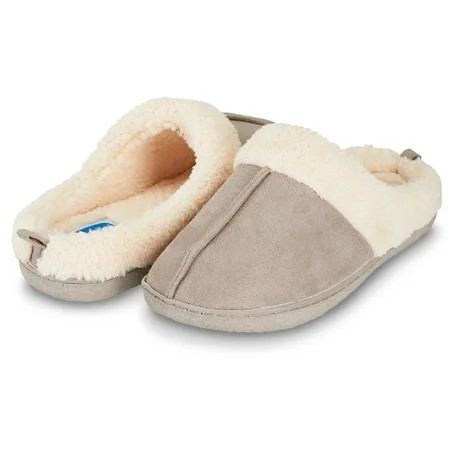 Floopi Womens Indoor Outdoor Fur Lined Clog Slipper W/Memory Foam | Walmart (US)