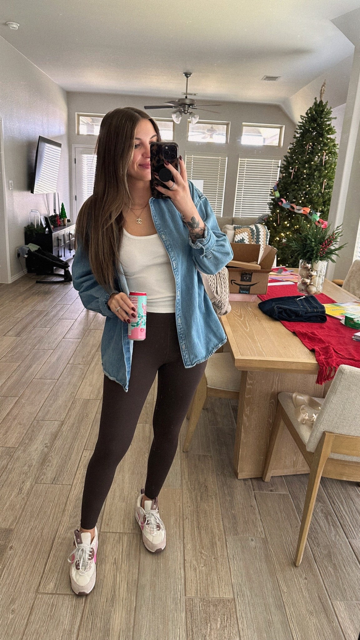 Top - small
Shacket - medium
Leggings - smalll

#LTKmomlife #LTKTravel #LTKActive