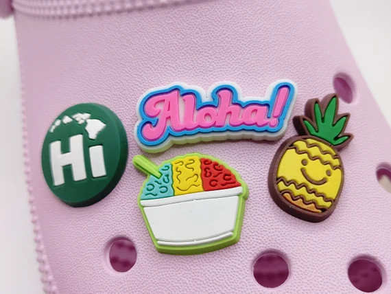 Aloha Shoe Charm for Crocs  Hawaii Shoe Charm | Etsy | Etsy (US)