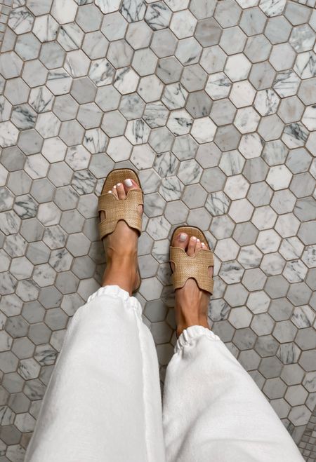Target sandals. Buy one get half off! 
So cute for my beach trip coming soon. Raffia material. TTS. More colors in stock. 
#targetfashion #target #sandals

#LTKsalealert #LTKshoecrush #LTKfindsunder50