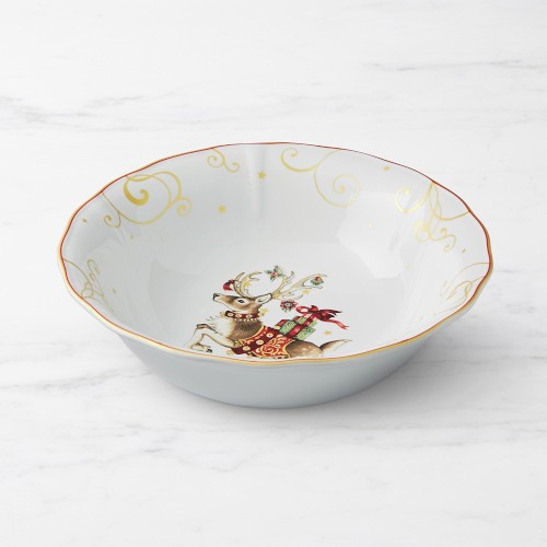 OPEN BOX: 'Twas the Night Before Christmas Serving Bowl, Reindeer | Williams-Sonoma