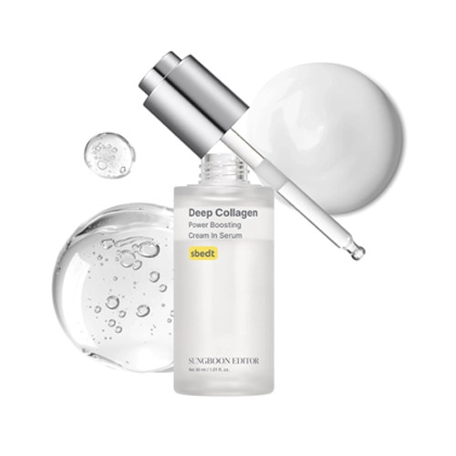 Deep Collagen Power Boosting Cream In Serum 30ml | Style Korean