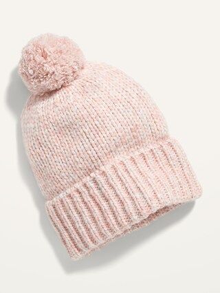 Cozy Pom-Pom Sweater Beanie for Women | Old Navy (US)