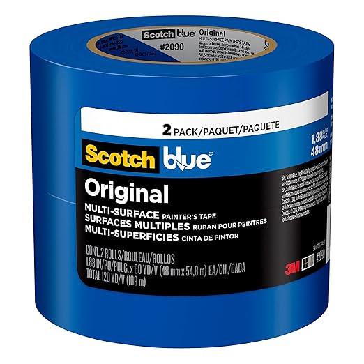 Scotch Original Multi-Surface Painter’s Tape, 1.88 inch x 60 yard, 2 Rolls | Amazon (US)