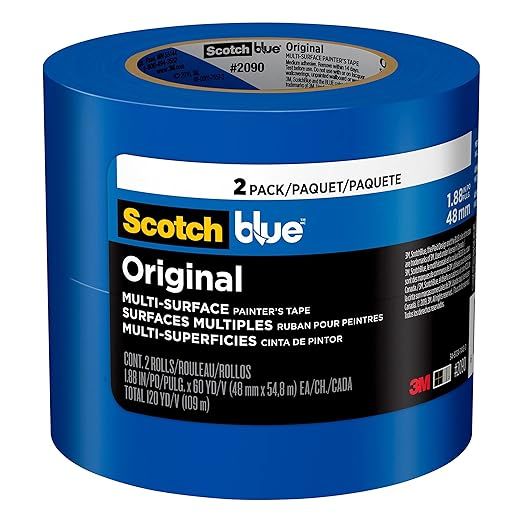 Scotch Original Multi-Surface Painter’s Tape, 1.88 inch x 60 yard, 2 Rolls | Amazon (US)
