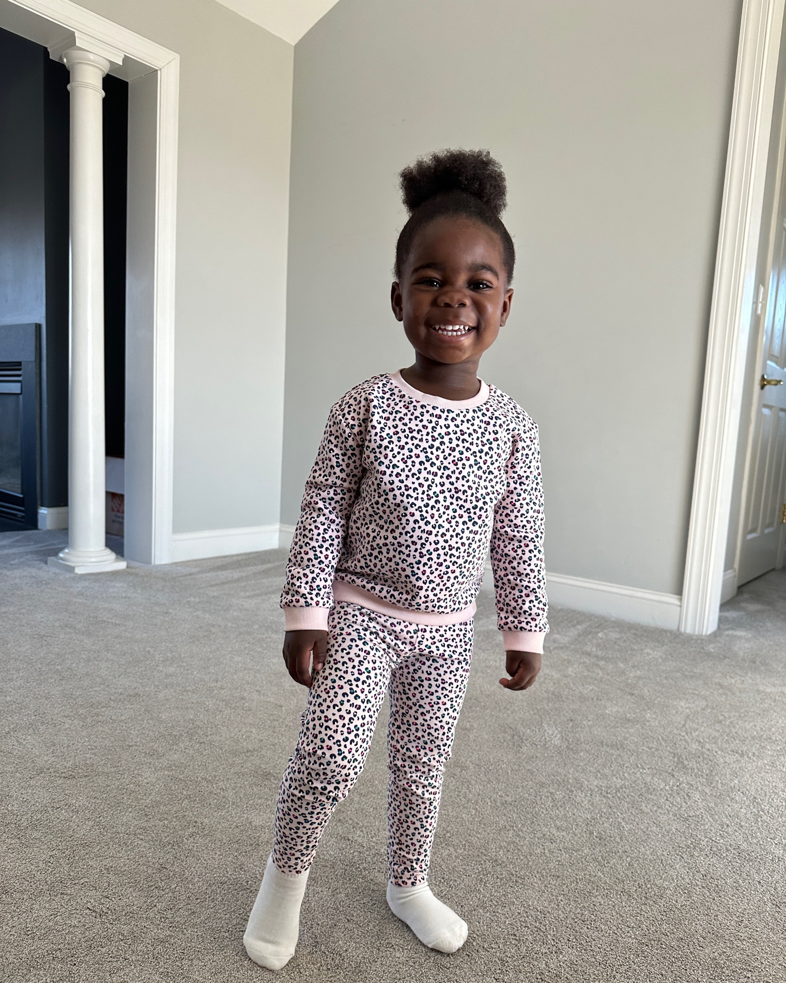 Cute toddler leopard set from Marks and Spencer. This is a size 2-3 year old. It’s true to size.

#LTKkids #LTKSeasonal #LTKunder50