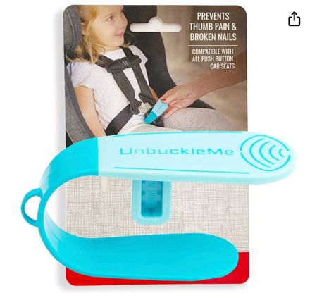 Saving nails one nail at a time with this Unbuckle Me tool that lets you unbuckle your child’s car seat without breaking a mail or hurting your thumbs. 