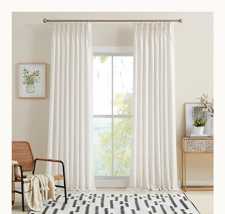 Linen Blend Curtains | Curtarra