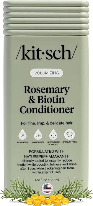 Kitsch Volumizing Rosemary & Biotin Liquid Conditioner for Women and Men for Hair Growth \u2013 B... | Amazon (US)