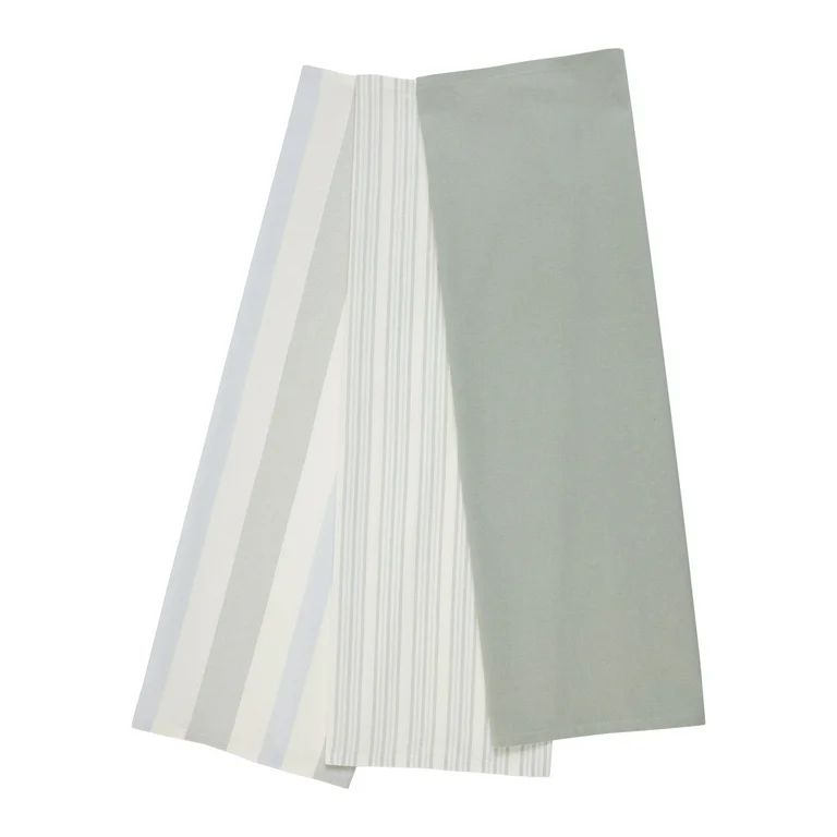 Better Homes & Gardens Striped 3pk Kitchen Towels - 20” x 30” - Multi - 100% Cotton | Walmart (US)