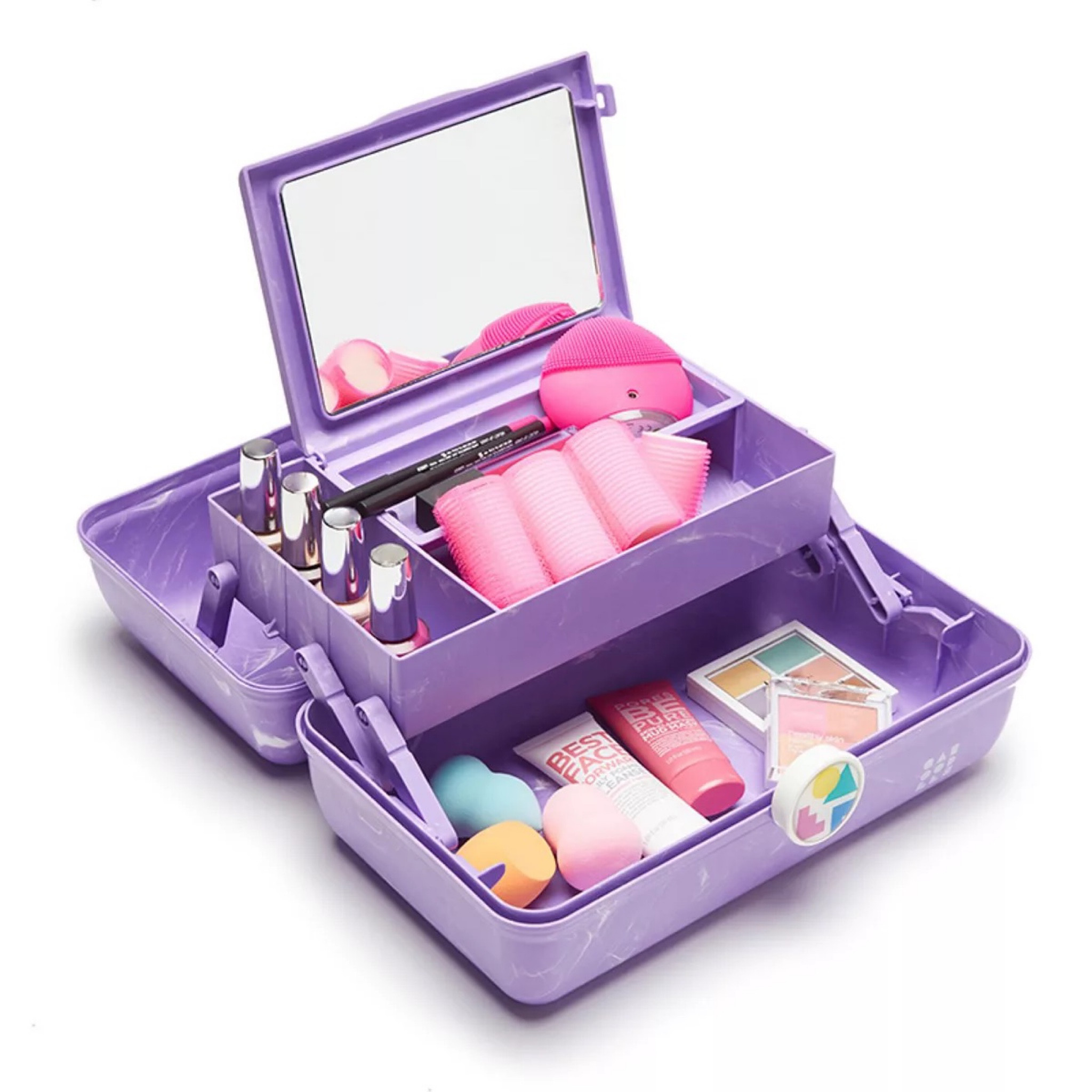 Caboodles + small round caboodles makeup case