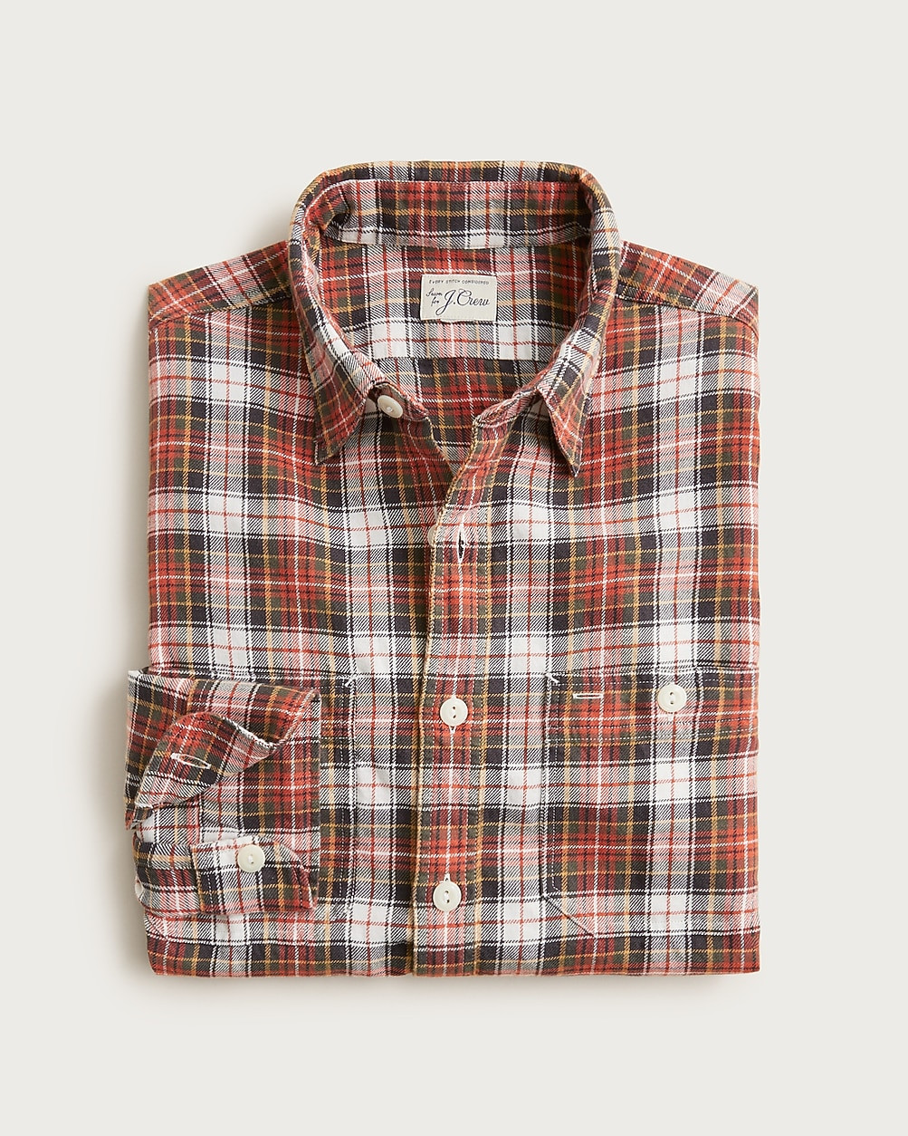 Cotton-hemp blend twill workshirt | J. Crew US