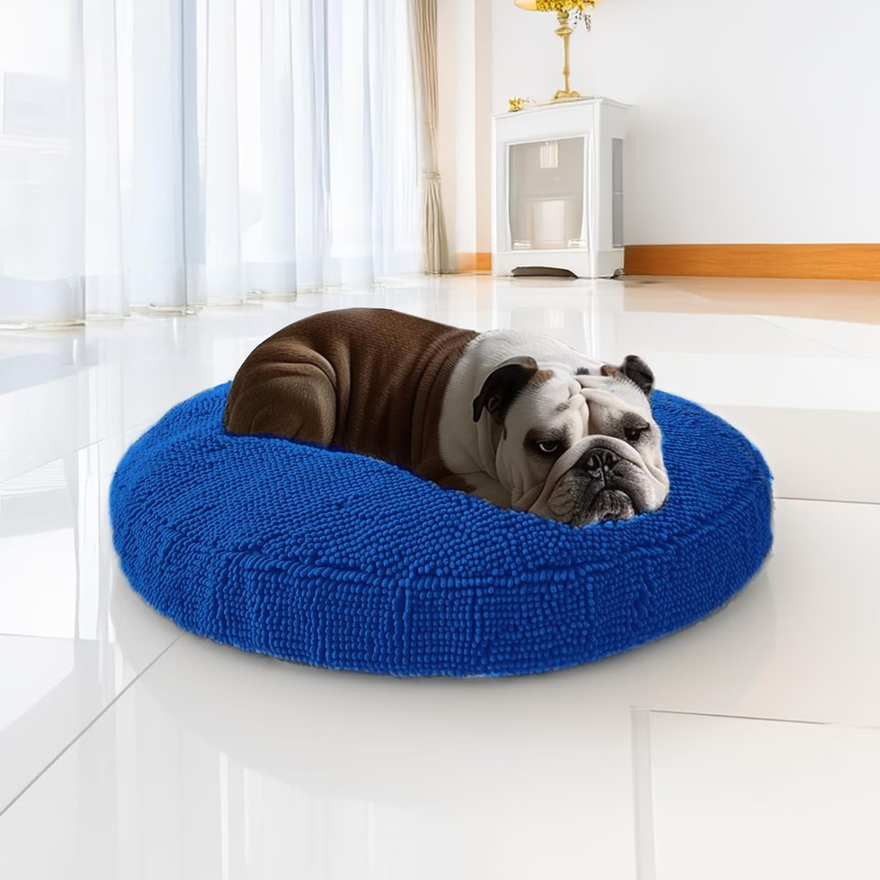 Muddy Mat Cloud K-9 Dog Bed with Removable Cover, Navy Blue, Small | Chewy