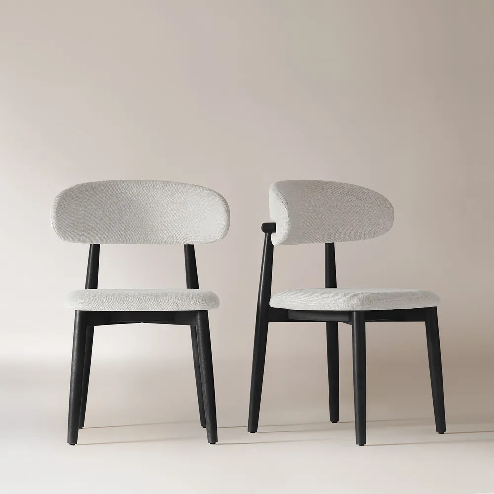 BEST SELLERUrsula Cotton Linen Dining Chairs Set | Hernest