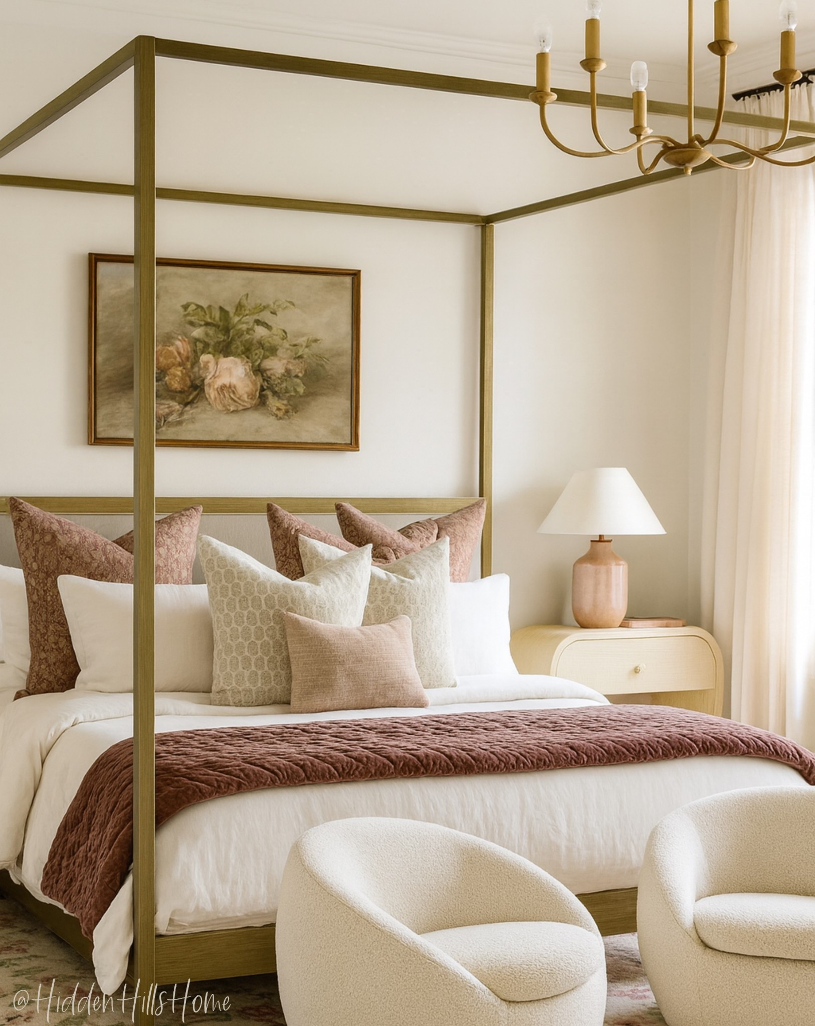 Teen girls bedroom mood board, canopy bed, nightstand, rug, swivel chairs, floral artwork #canopy #teen 




#LTKHome #LTKKids #LTKSaleAlert