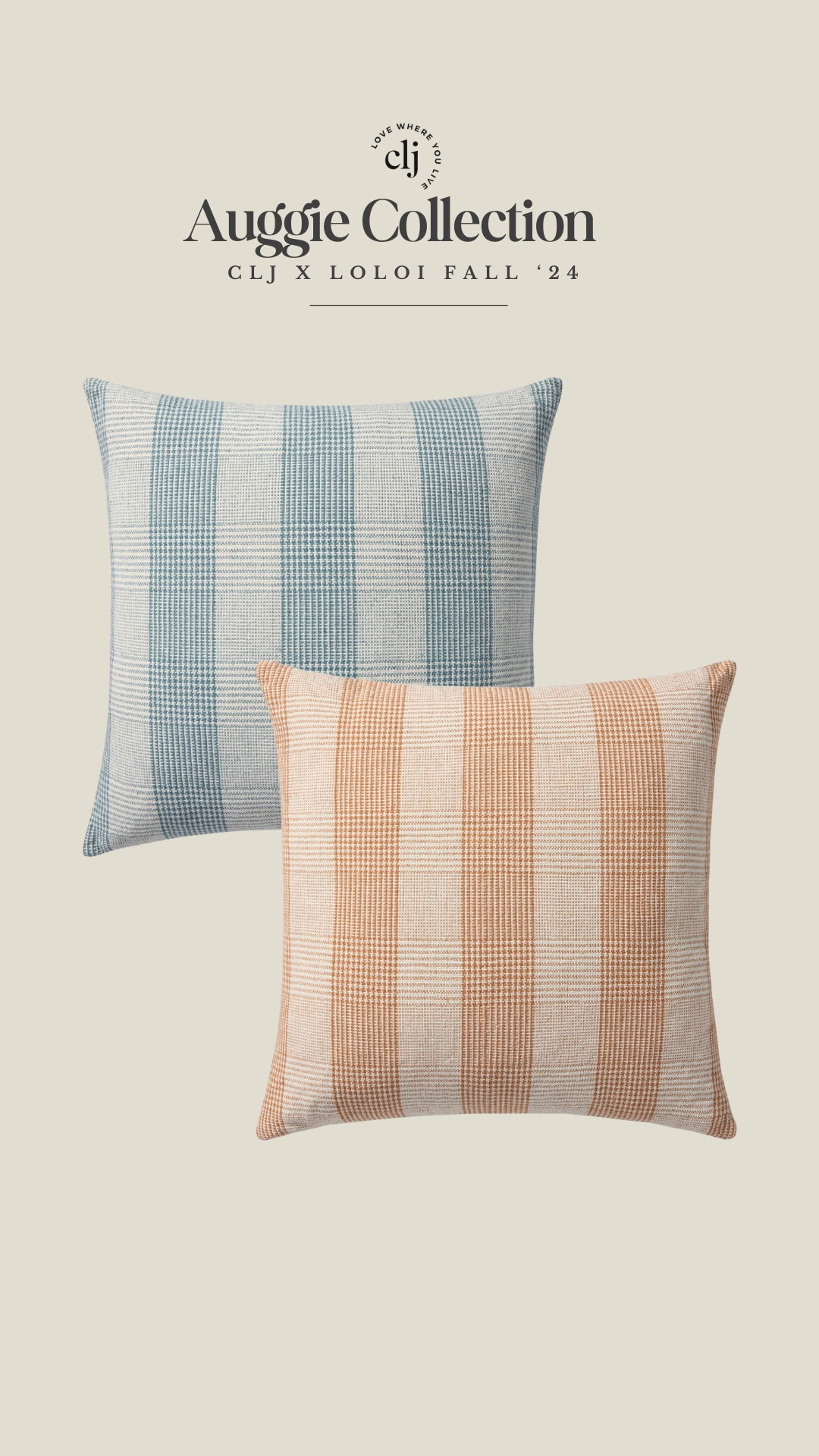 Introducing the CLJ x Loloi Auggie Pillow Collection 🤎

#LTKHome #LTKStyleTip #LTKFindsUnder50