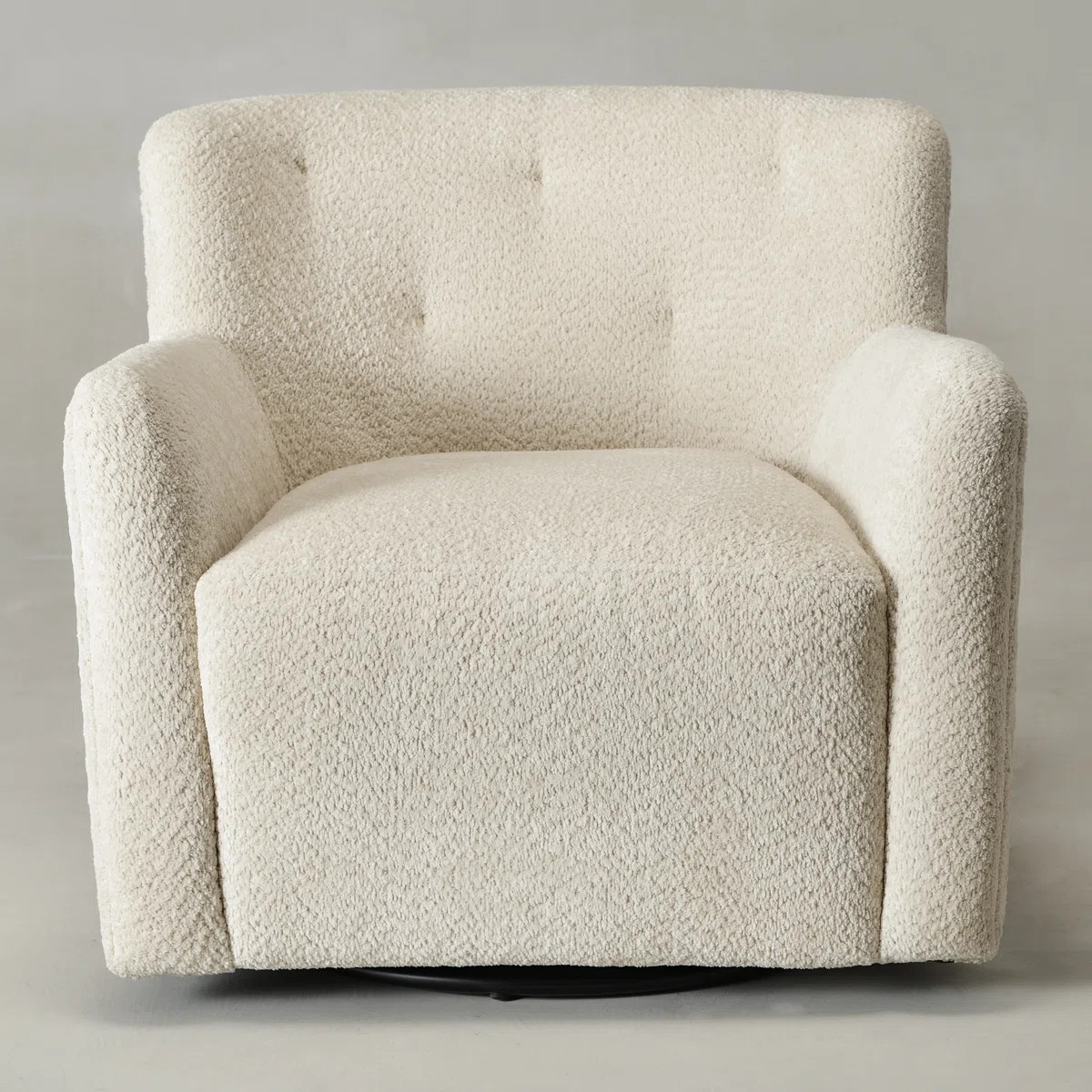 Fae Chenille Upholstered Swivel Armchair | Wayfair North America