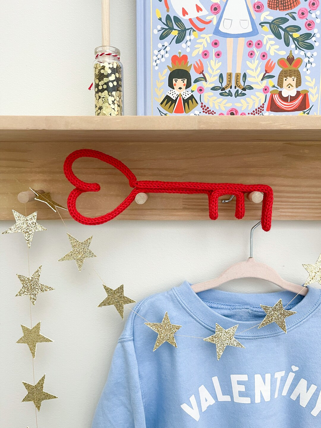 Heart Key Sign, Whimsical Valentines Decor, Wire Words, Valentine Key Decor, Valentine Wall Hangi... | Etsy (US)