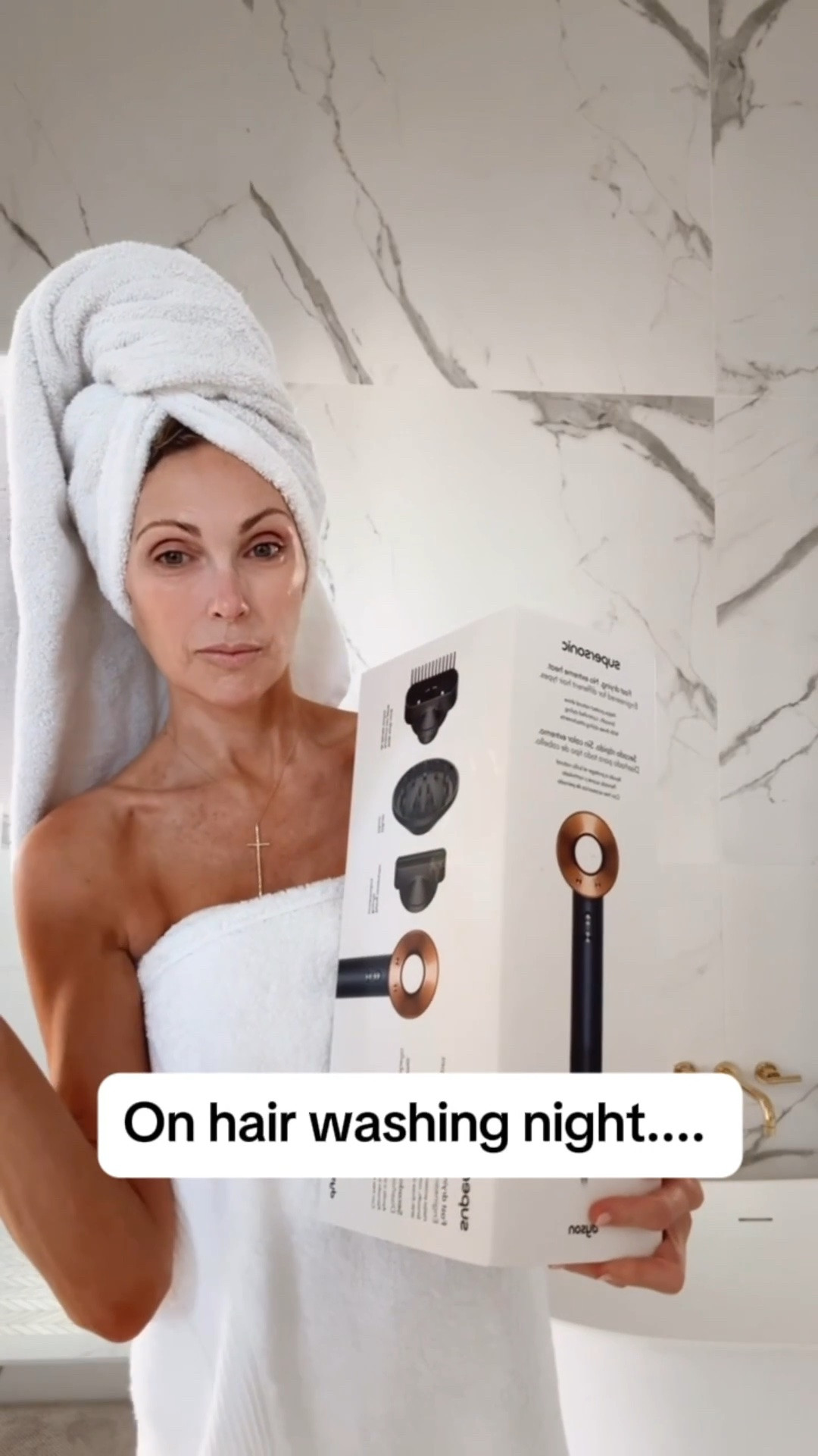 My Dyson hair dryer is on sale for 27% off for Amazon Prime Day!! Wash, dry and loosely curl before bed after a fresh wash... that's my hair washing routine every 3-ish days or so (unless I'm super sweaty.) 

I curl it loosely because my hair is wavy now and I have to blow it out or let it go naturally curly (which is usually more daily work.) Curling at night sets it for a few a days without creases or lumps!

#LTKSaleAlert #LTKBeauty #LTKOver40