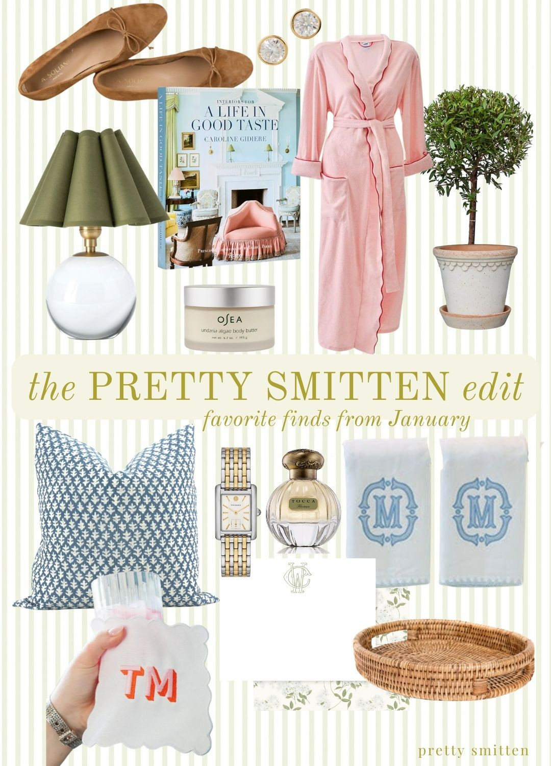 The Pretty Smitten Edit - February

classic home finds, classic home decor, interior design, interior inspo, style over 40, scallops, traditional home, Southern home, monogram, applique, Etsy find, Sister Parish, cocktail, personalized stationery 

 #LTKOver40 #LTKHome #LTKStyleTip