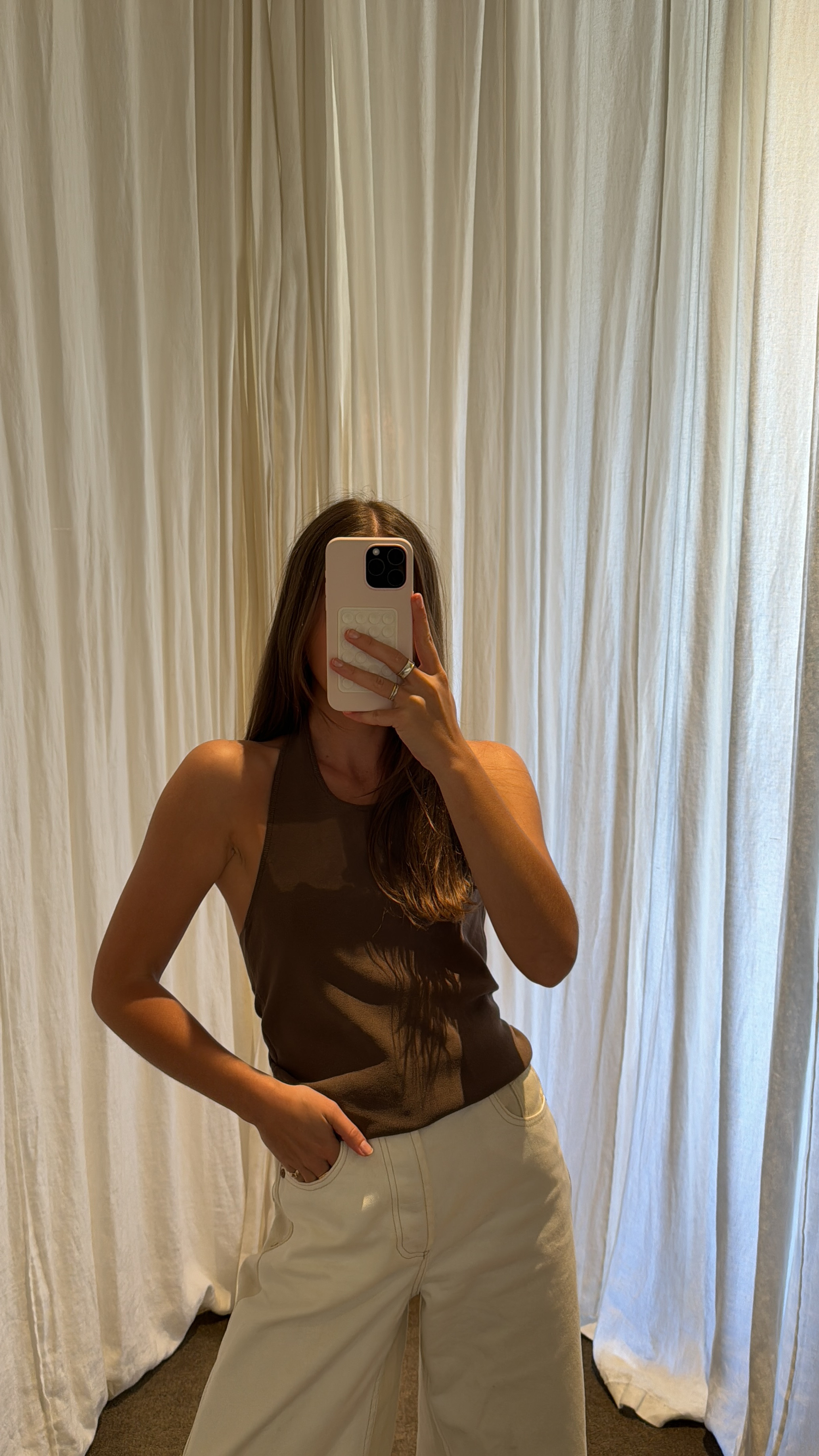 New Henne wearing a size 6 in this chocolate backless top 

#LTKsummer #LTKaustralia