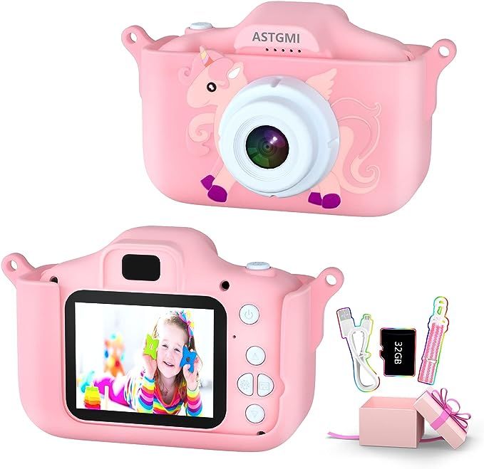 Kids Camera,Upgrade HD Digital Camera for Toddlers, Kid Camera Toys for 5 Year Old Girls Boys, Ch... | Amazon (US)