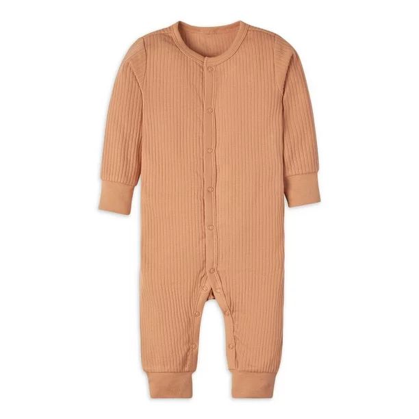 Modern Moments by Gerber Baby Boy or Girl Unisex Long Sleeve Coverall (Newborn - 12 Months) - Wal... | Walmart (US)