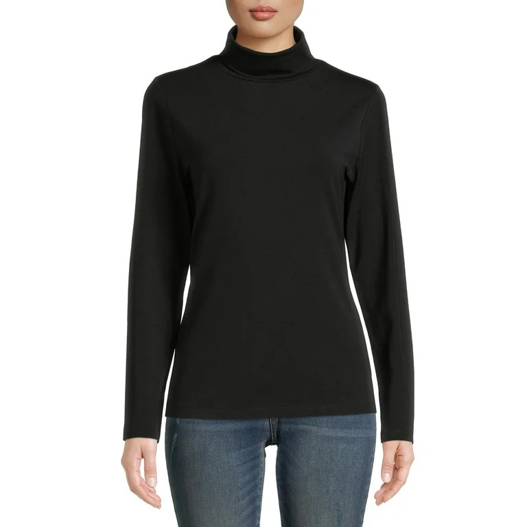 Time and Tru Women's Turtleneck, 2 Pack | Walmart (US)